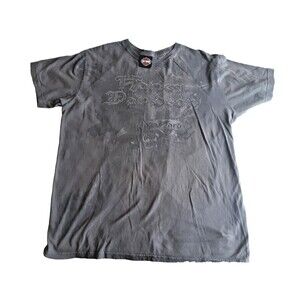 HARLEY DAVIDSON Gray Tshirt Sz XL  Andrae's Urbana IL